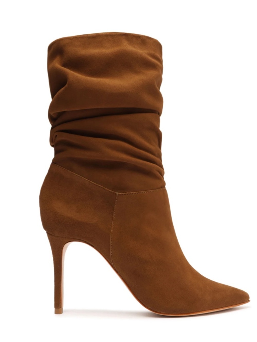 New Schutz ASHLEE SUEDE BOOTIE brown bear size 8.5